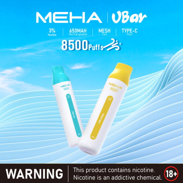 MEHA魅嗨抛棄式VBar 8500口主圖-雲霧